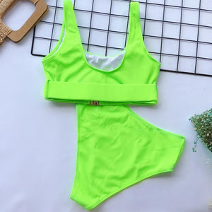 Sexy High Waist Bikini Swimsuit