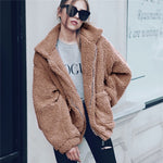 teddy fur coat