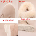 Warm Fur Chunky Sneakers