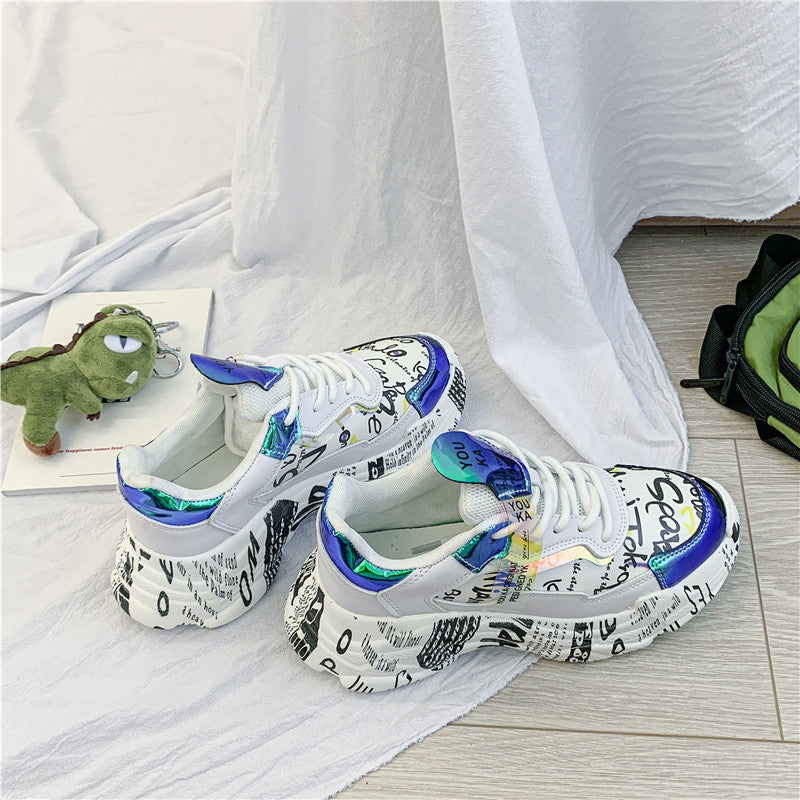 Breathable Round Head Sneakers