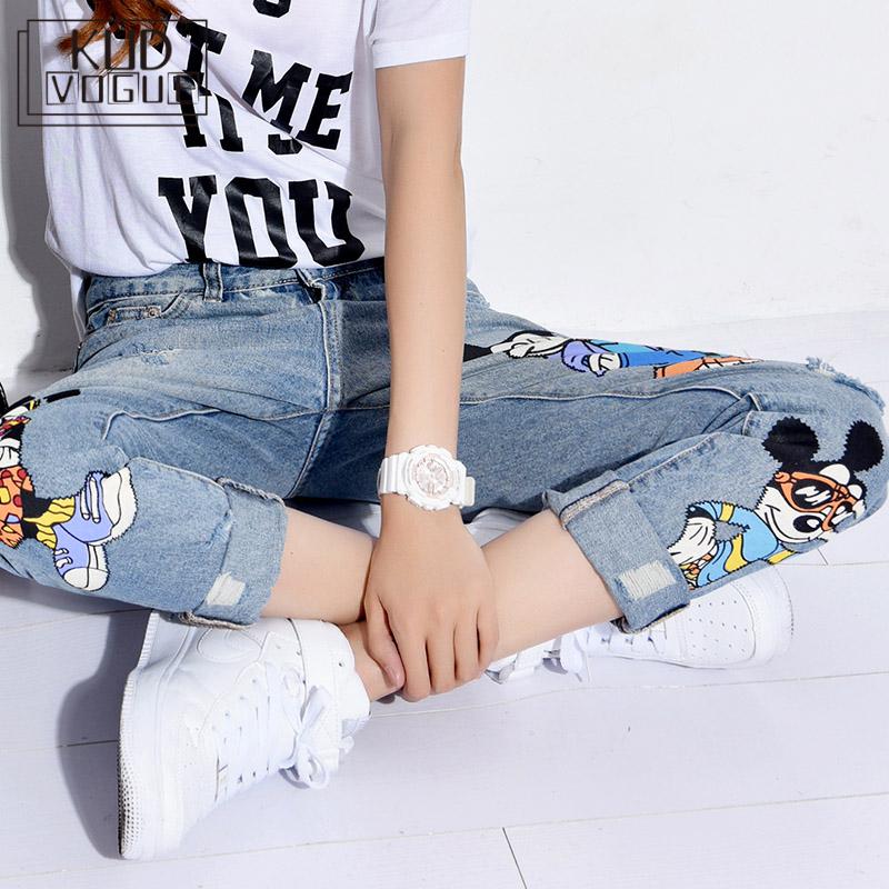 Denim High Waist disney Boyfriend