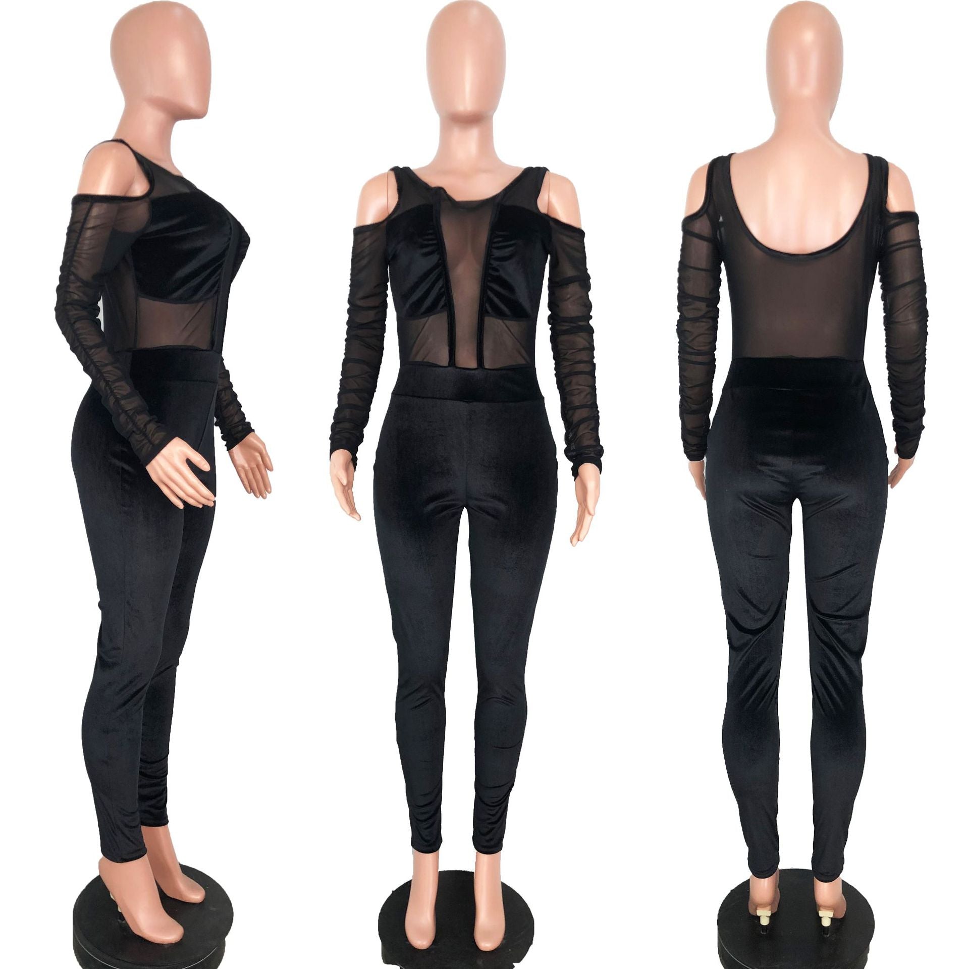 Long Sleeve Elegant Rompers